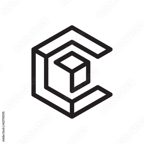 hexagon icon design vector template