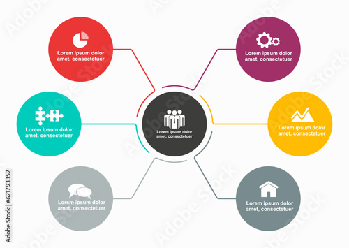Infographic design template with place for your data. Vector illustration.