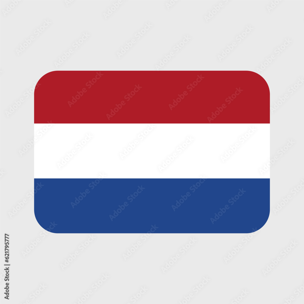The Netherlands flag vector icons set in the shape of heart, star, circle and map. Dutch flag illustration in different geometrical shapes. The Netherlands flag vector icons set in the shape of heart, star, circle and map. Dutch flag illustration in different geometrical shapes.