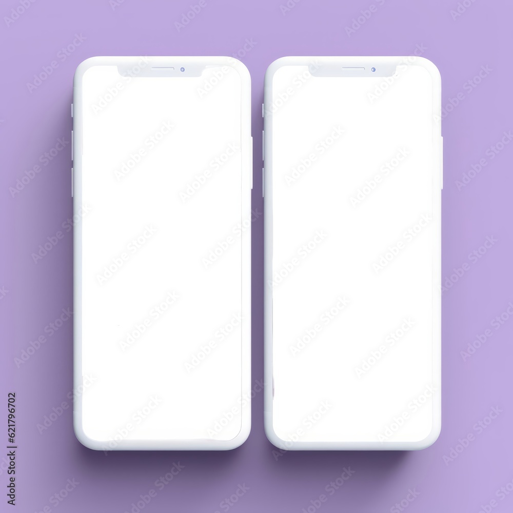 smartphone with white background. image ai smartphone with white background. image ai
