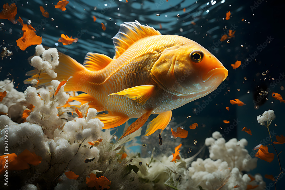 fish swimming in aquarium fish swimming in aquarium