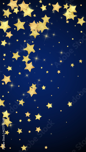 Magic stars vector overlay. Gold stars scattered