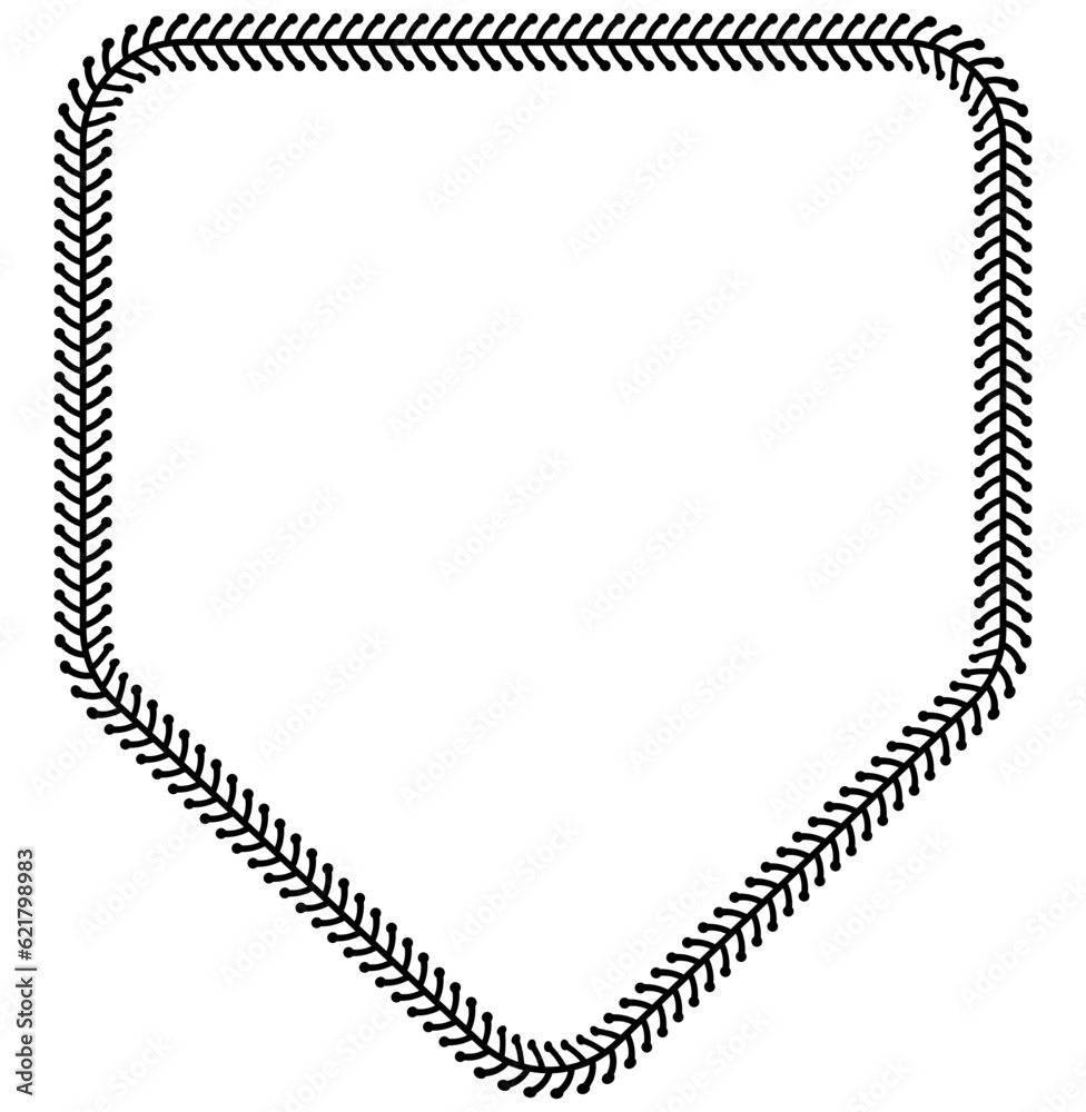 black white Baseball home plate Stitches frame black white Baseball home plate Stitches frame