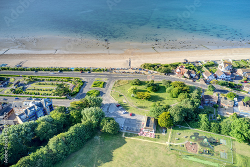 West Park and Aldwick Beach to the east of Bognor Regis in West Sussex, Aerial photo