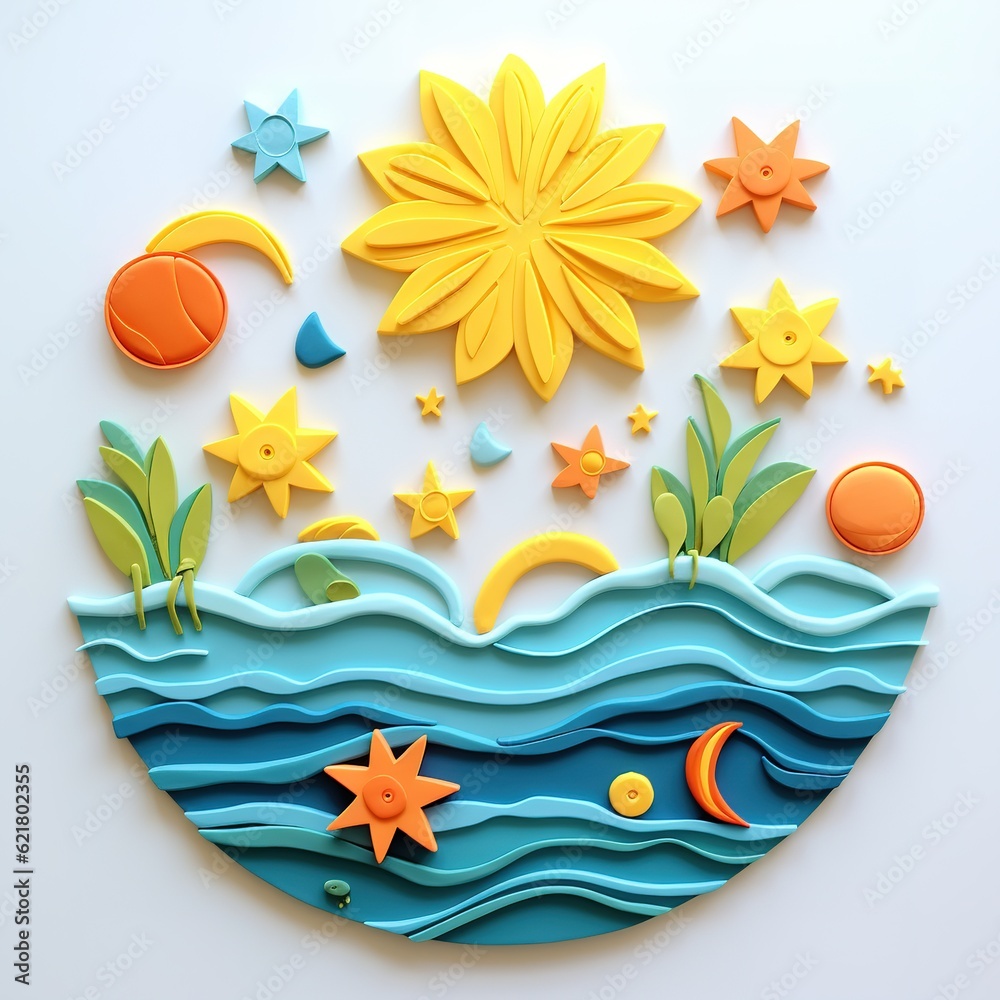 Naklejka premium background with a flower