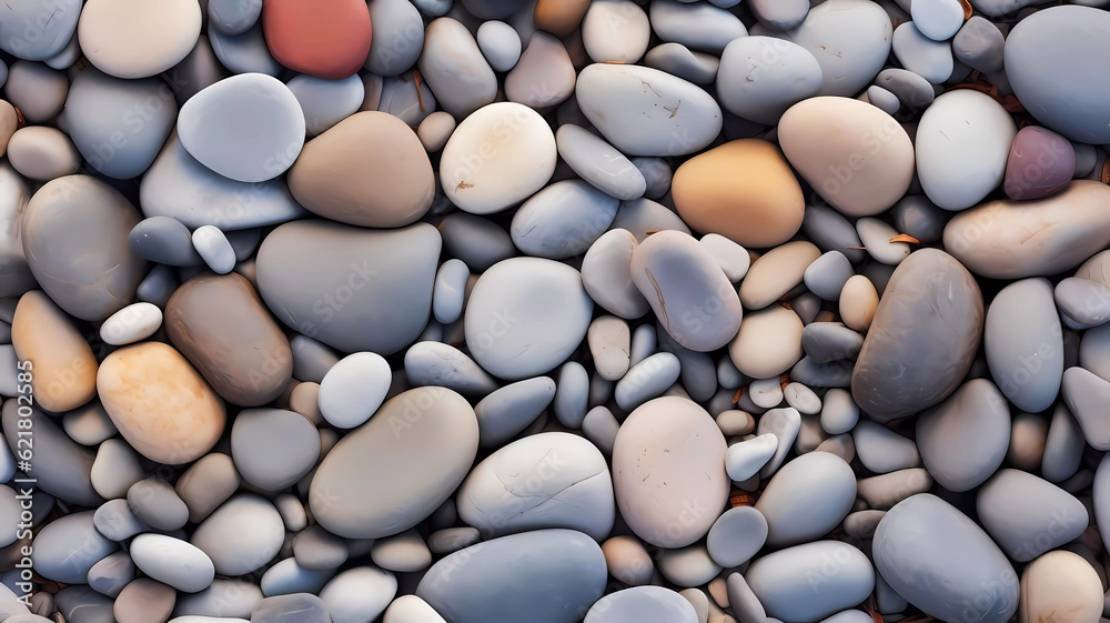Beautiful pebble stones background. Generative ai design. Beautiful pebble stones background. Generative ai design.