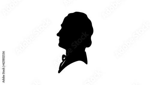 Alexander Hamilton silhouette photo