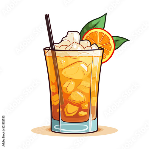 Mai Tai: A Taste of the Tropics Vector Illustration