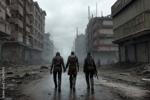 Post apocalyptic dystopian society