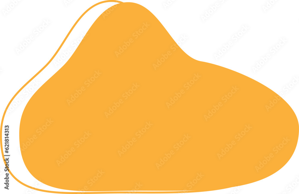 Abstract boho shape vector element Abstract boho shape vector element