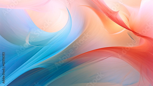 Abstract background with some smooth lines in it.AI Generated