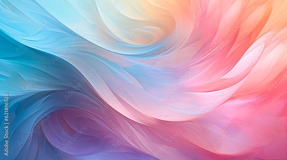 Abstract coloring background of the gradient with visual wave,twirl and lighting effects.AI Generated
