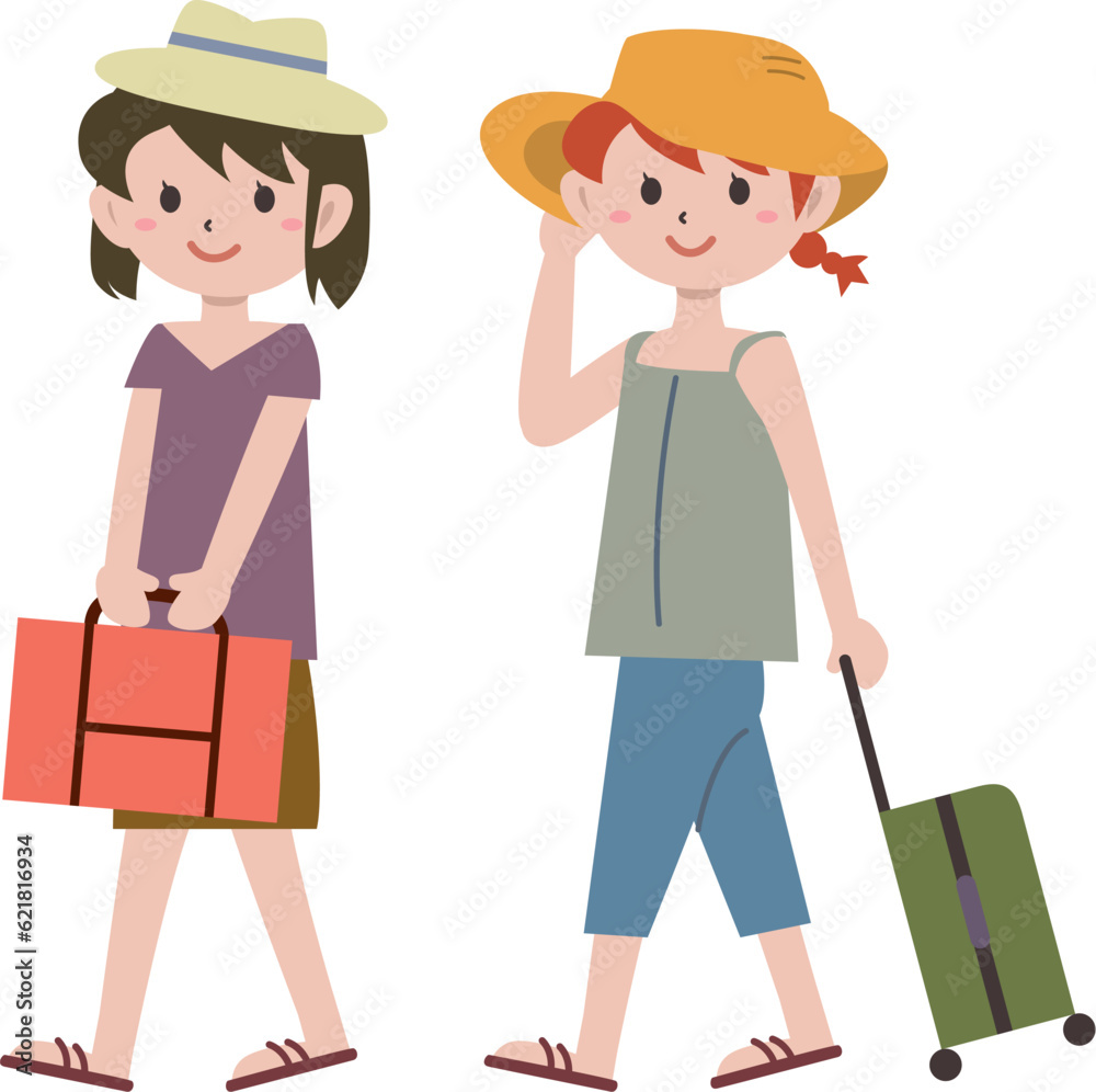 観光　旅行　女子旅