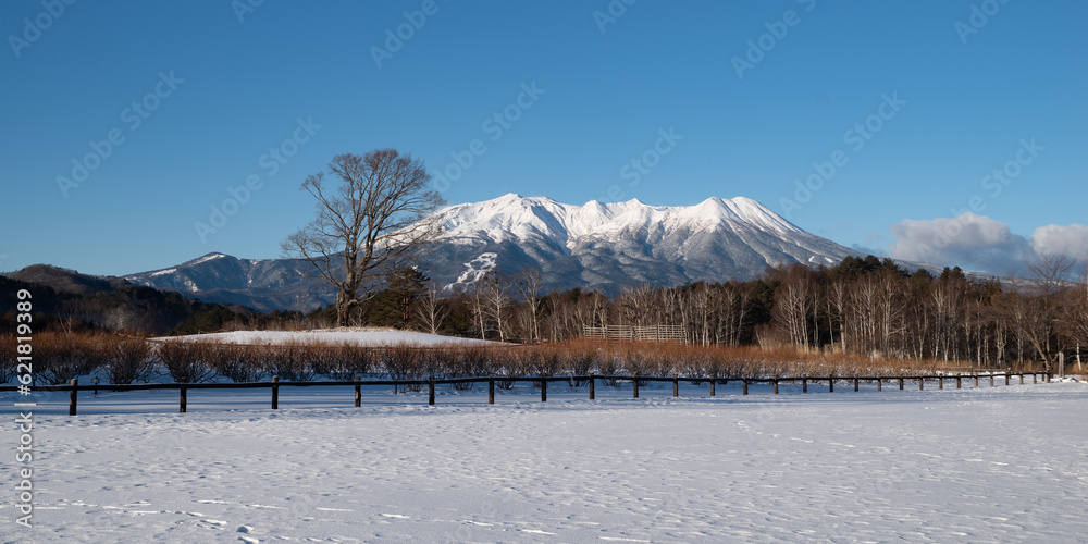 冬の開田高原