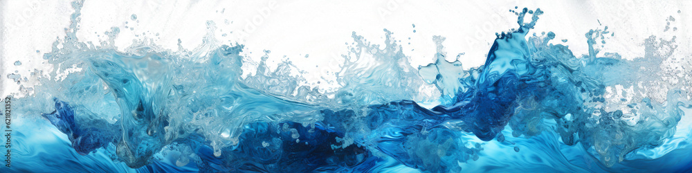 Water wave splash on transparent background isolated png.Generated with AI Water wave splash on transparent background isolated png.Generated with AI