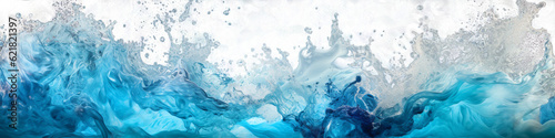 Water wave splash on transparent background isolated png.Generated with AI © prasong.