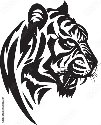 Wallpaper Mural Tiger tattoo vector illustration Torontodigital.ca