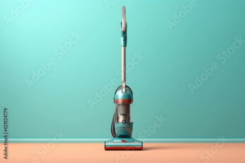Long vacuum cleaner background. Generate Ai