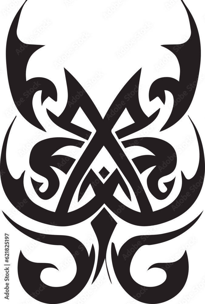 Fototapeta premium Tribal Tattoo illustration vector