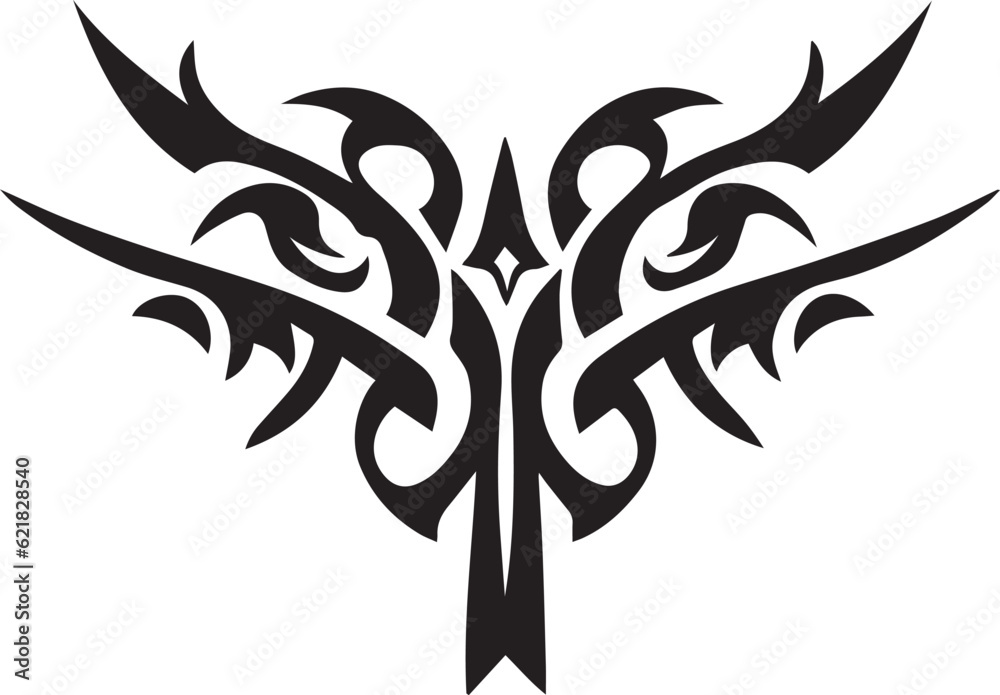 Obraz premium Tribal tattoo design illustration