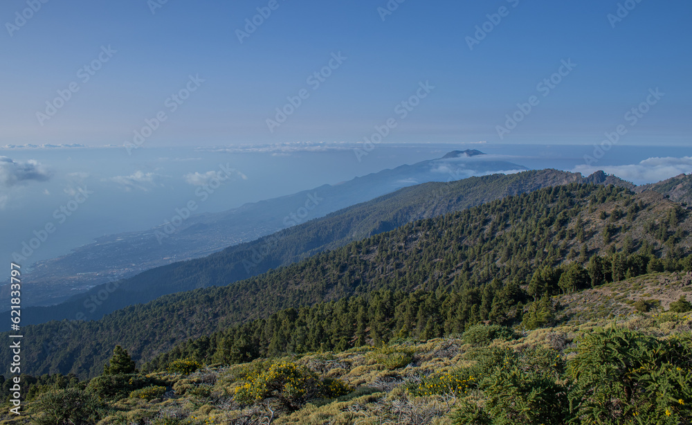 Bonitos paisajes de la isla de La Palma, Pico de la Nieve. Bonitos paisajes de la isla de La Palma, Pico de la Nieve.