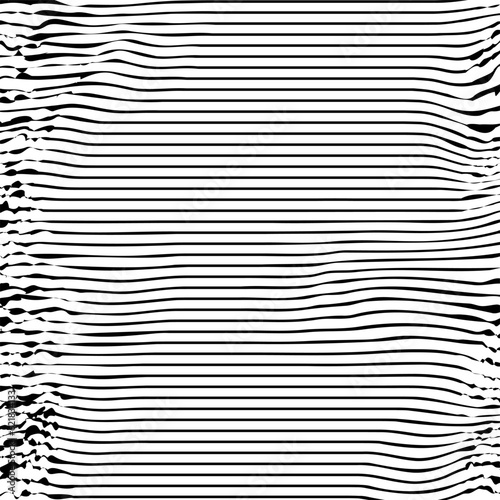 black and white stripes with deformations