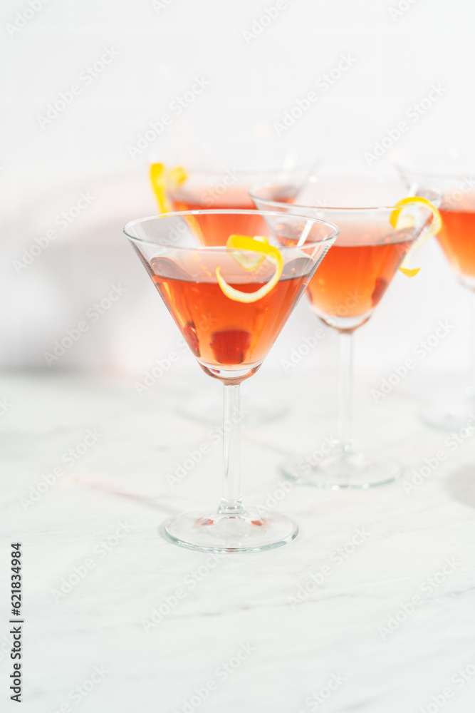 Cosmopolitan cocktail