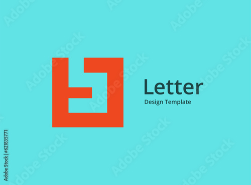Letter B logo icon design template elements