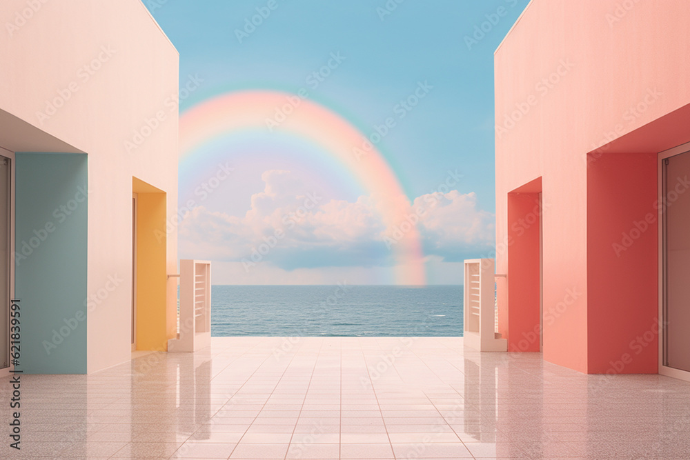 Fototapeta premium door to the sea