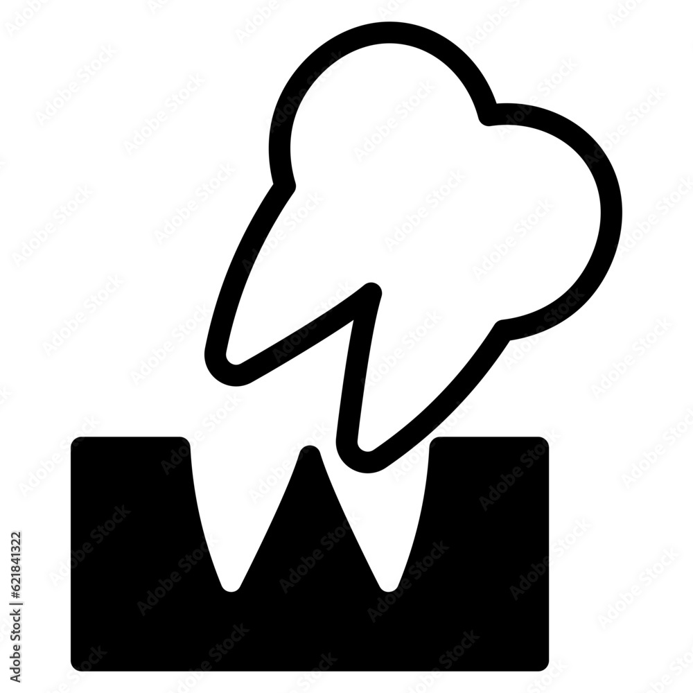 Obraz premium tooth dualtone 