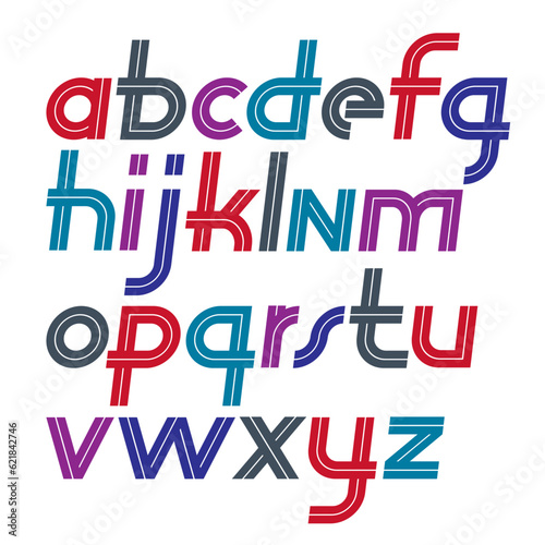 Vector script, trendy lower...