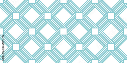 Geometric seamless pattern, vector trendy vintage tiling endless background, geometrical decorative grid.