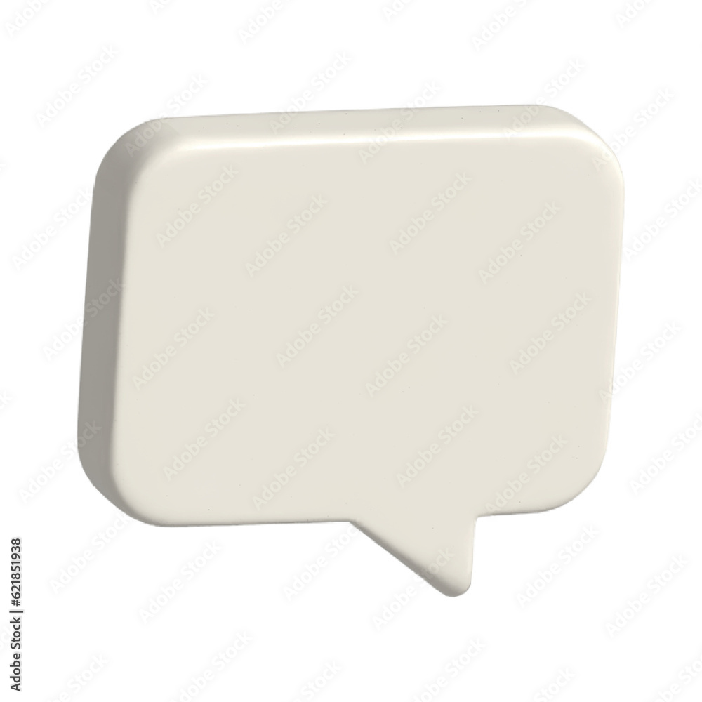 Naklejka premium 3d white board