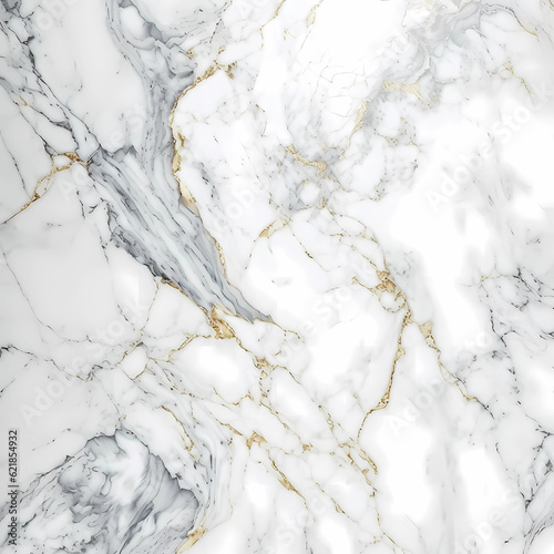 gold and white marble texture background, natural wall and floor ceramic stone generative ai design