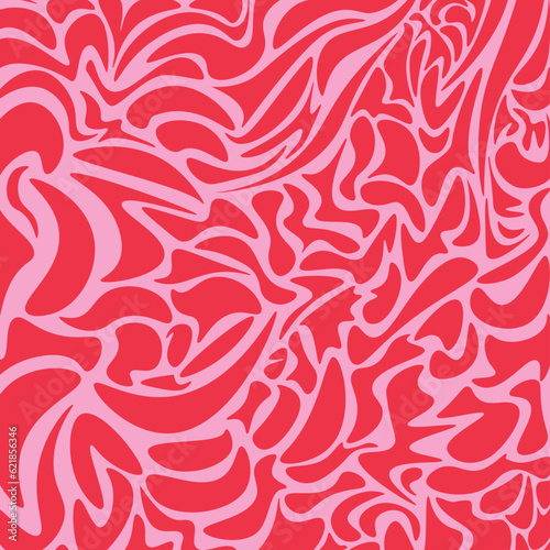 Abstract Swirl Pattern Animal Print Pink