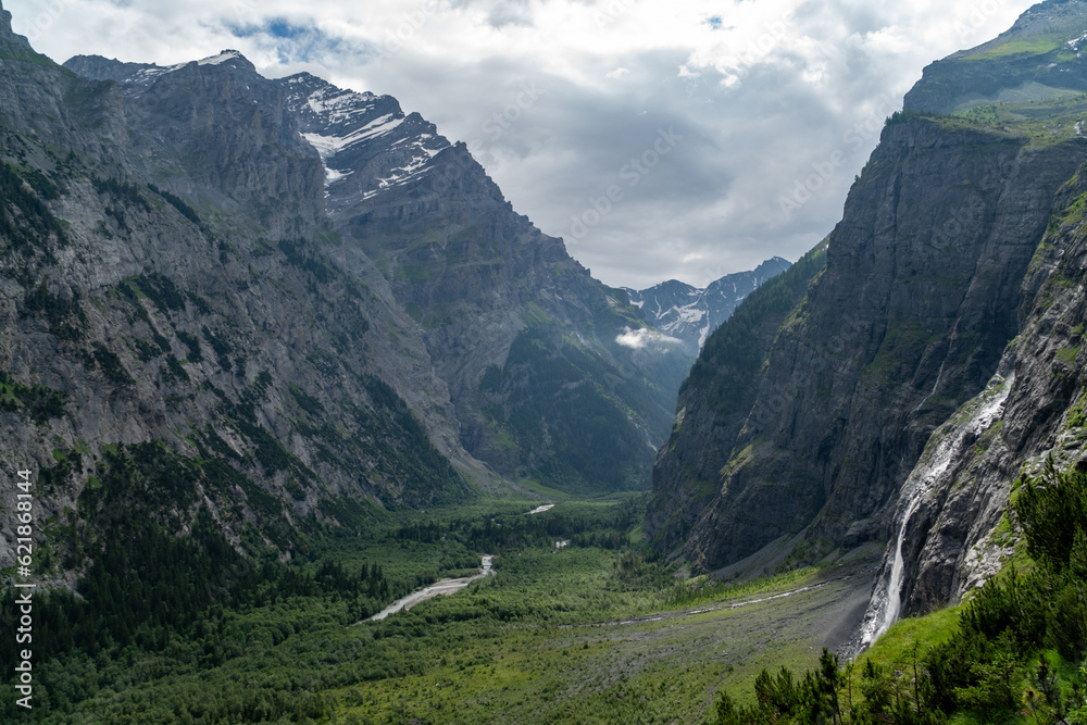 Gasterntal in a remote part of Kanton Bern in Switzerland