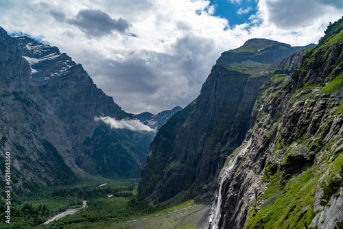 Gasterntal in a remote part of Kanton Bern in Switzerland