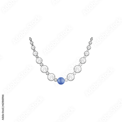 woman necjklace