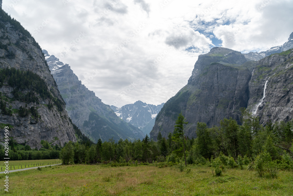 Gasterntal in a remote part of Kanton Bern in Switzerland
