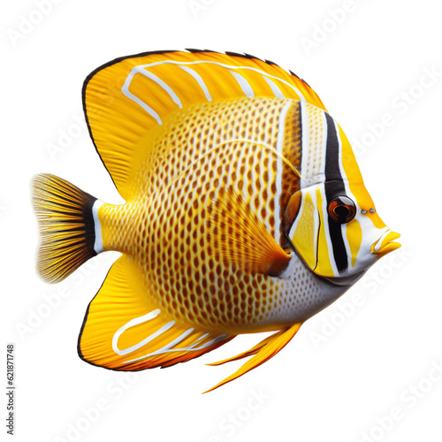 Butterflyfish, isolated, no background