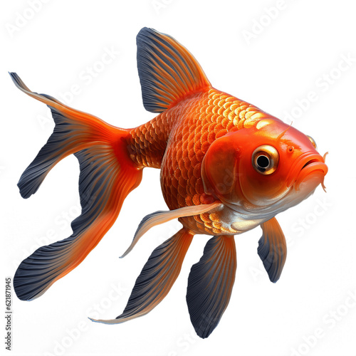 goldfish isolated, no background