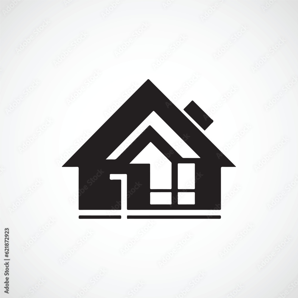 Vector home flat icon for apps and websites Vector home flat icon for apps and websites