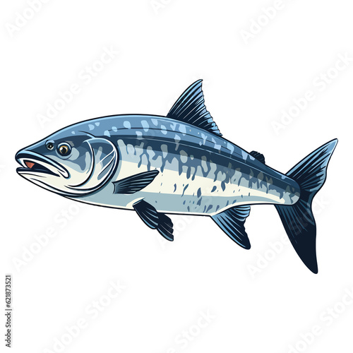 Striking Fish Ensemble: Mackerel, Tabby Synodontis, and Exotic Aquatic Species