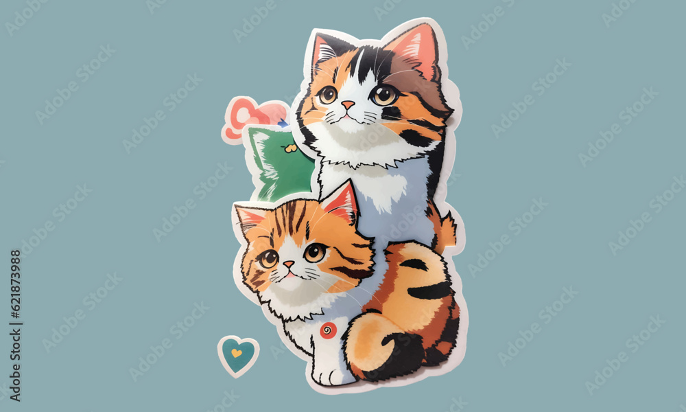 Cute Cat Sticker Bundle