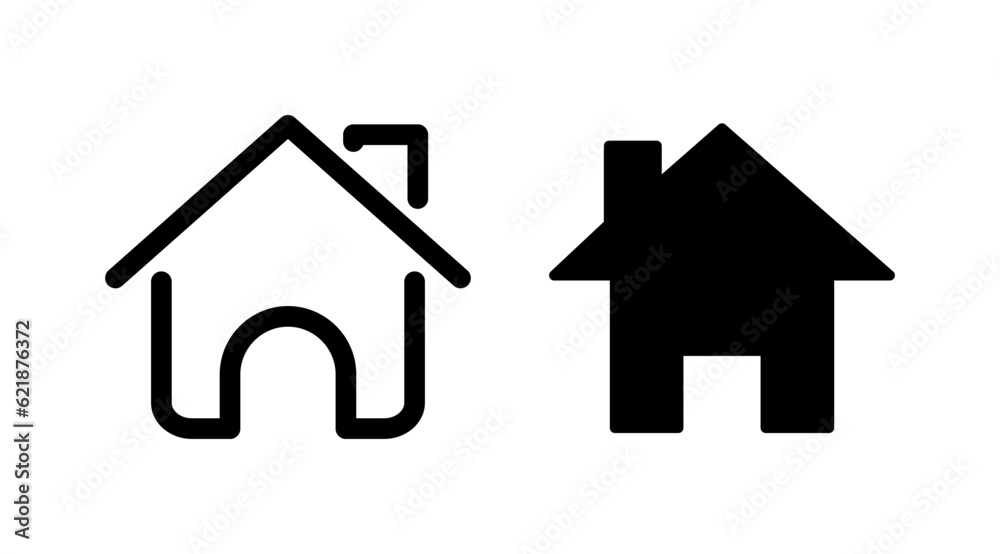 Home icon vector. House vector icon Home icon vector. House vector icon