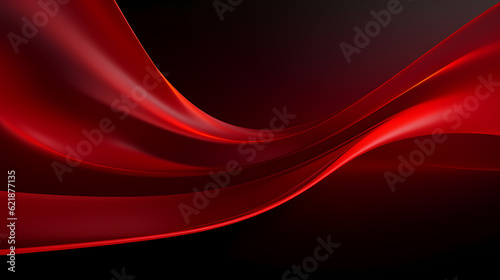 Abstract Dark Red curve shapes background. luxury wave. Smooth and clean subtle texture creative design. Suit for poster, brochure, presentation, website, flyer. vector abstract design element