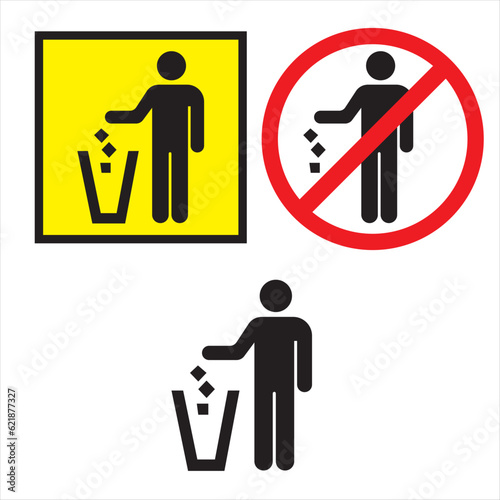 No littering sign
