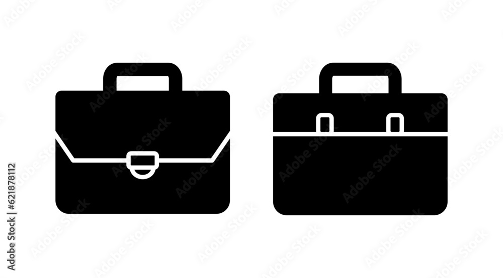 Briefcase icon vector. Portfolio vector icon. suitcase icon