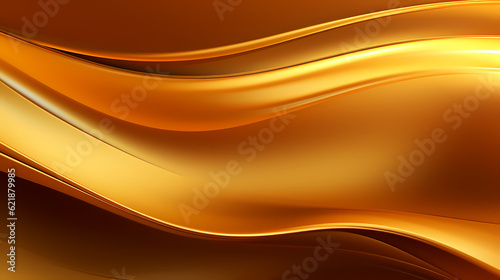 Abstract Yellow curve shapes background. luxury wave. Smooth and clean subtle texture creative design. Suit for poster  brochure  presentation  website  flyer. vector abstract design element