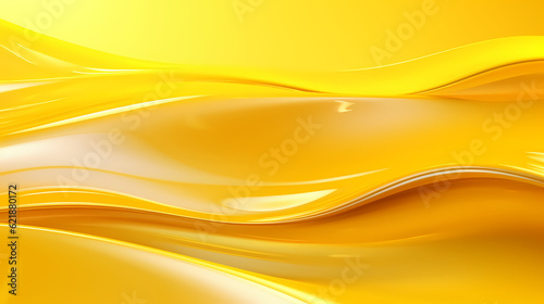 Abstract Yellow curve shapes background. luxury wave. Smooth and clean subtle texture creative design. Suit for poster  brochure  presentation  website  flyer. vector abstract design element